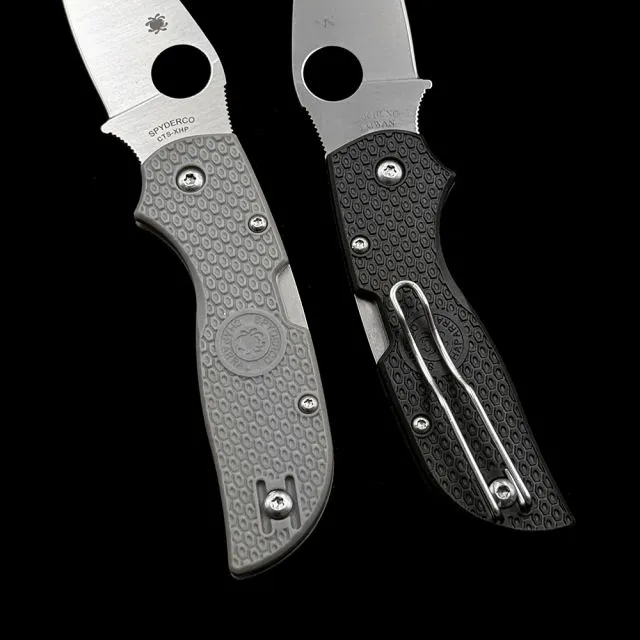 SPY C152PGY Chaparral Lightweight Folding Knife 2.8" CTS-XHP Blade, FRN Handles