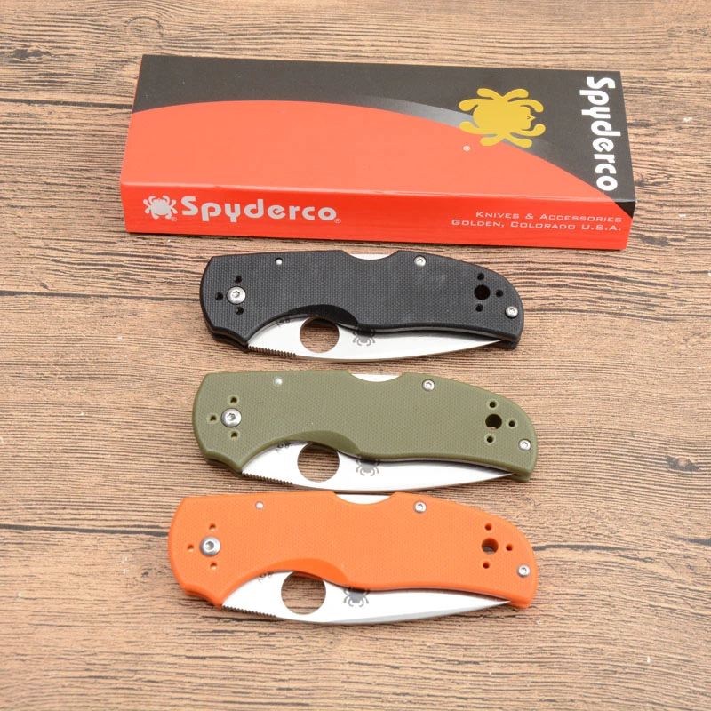 Spy C41 Native 5 Folding Knife 3" CPM-S30V Blade, G10 Handles