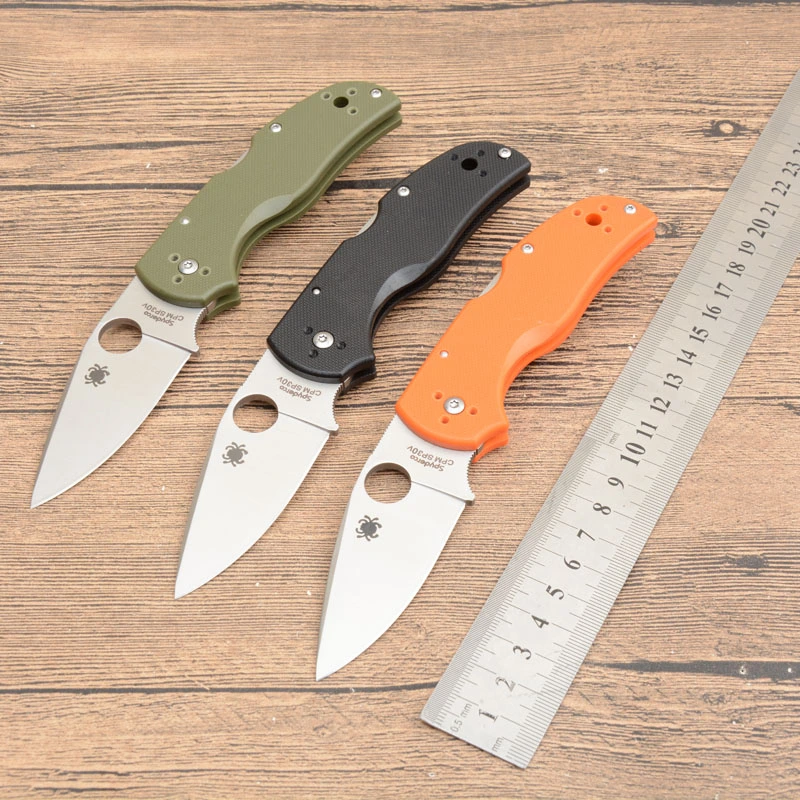 Spy C41 Native 5 Folding Knife 3" CPM-S30V Blade, G10 Handles