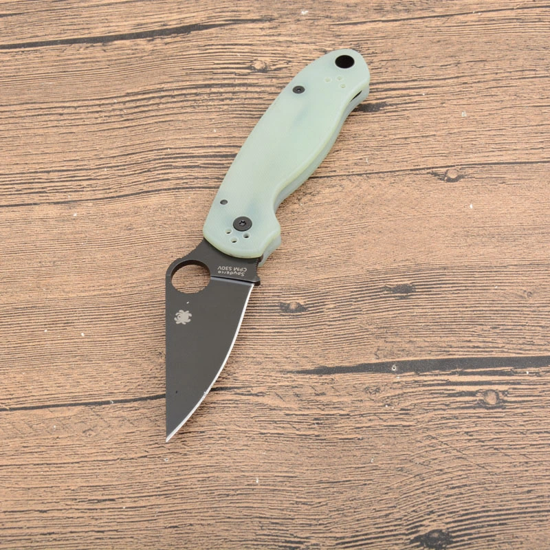 Spy Para 3 C223 Folding Knife 3" Satin Plain Blade
