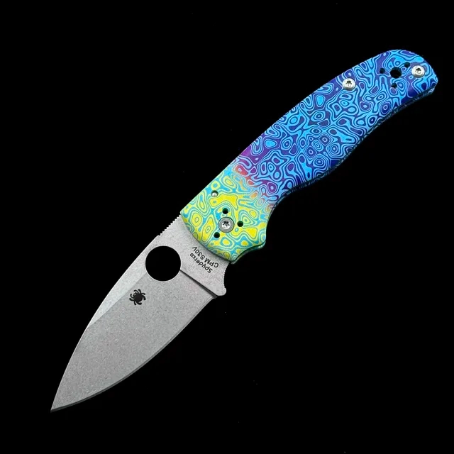 SPY C229GP G10 handle Shaman Folding Knife