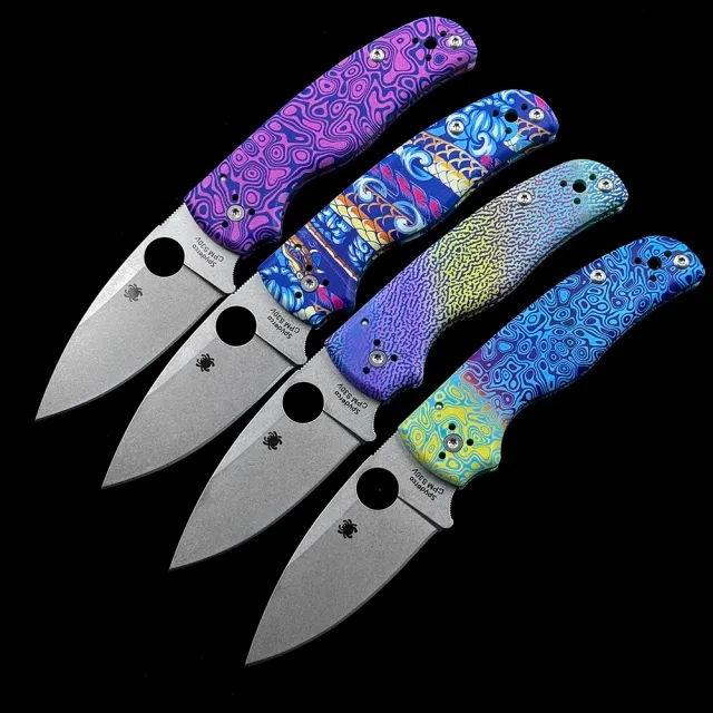 SPY C229GP G10 handle Shaman Folding Knife