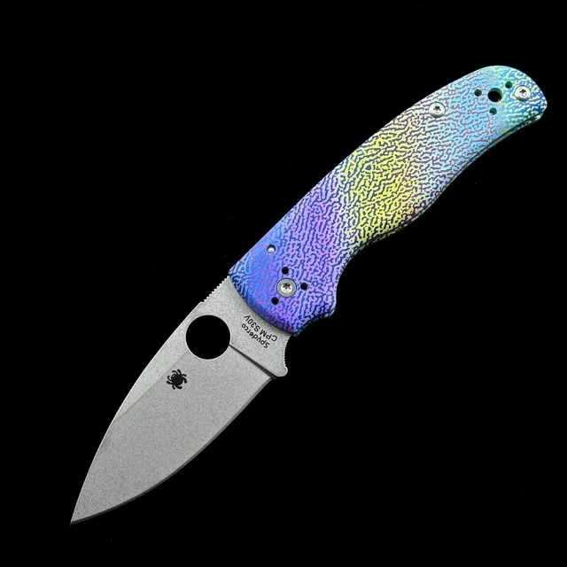 SPY C229GP G10 handle Shaman Folding Knife