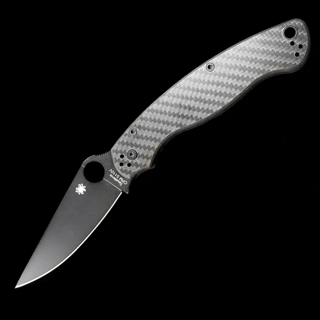SPY 36 Military 2 Bearings Compression Lock CF Handle S110V Folding Knife
