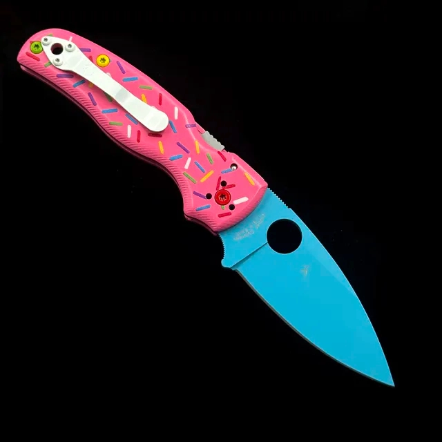 SPY C229GP G10 Donut 3DCP handle Bearing Shaman Folding Knife