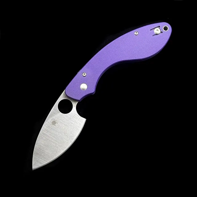 SPY C207GP Ouroboros G10/CF Handle Bearing Folding knife