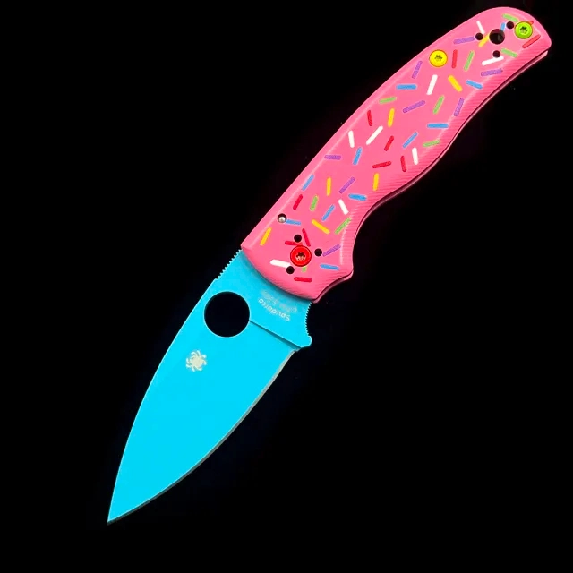 SPY C229GP G10 Donut 3DCP handle Bearing Shaman Folding Knife