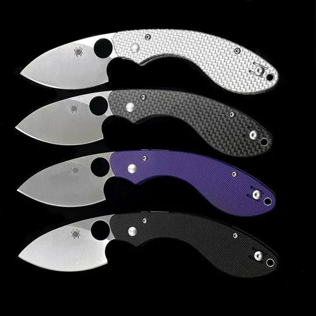 SPY C207GP Ouroboros G10/CF Handle Bearing Folding knife
