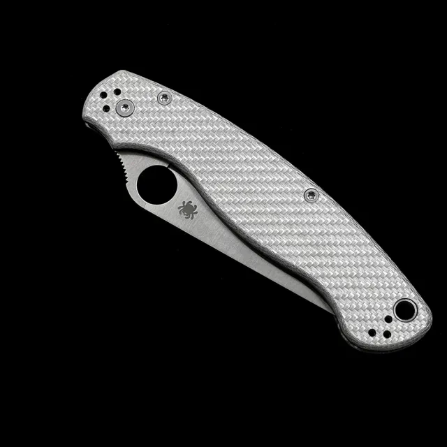 SPY 36 Military 2 Bearings Compression Lock CF Handle S110V Folding Knife