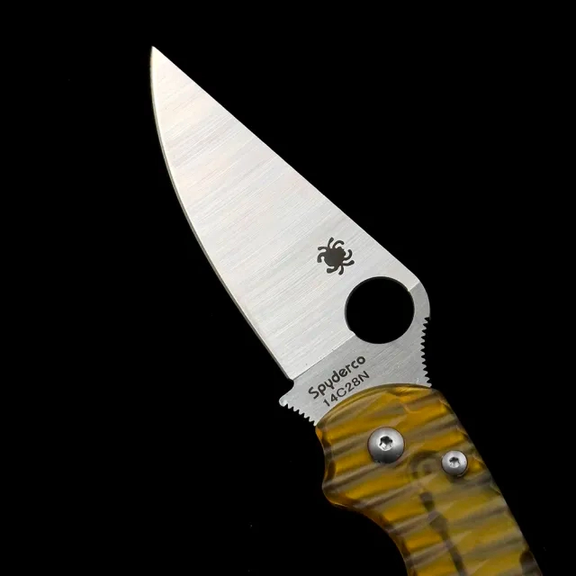 SPY C81PEI 100% Sweden14C28N Paramilitary 2 Folding Knife