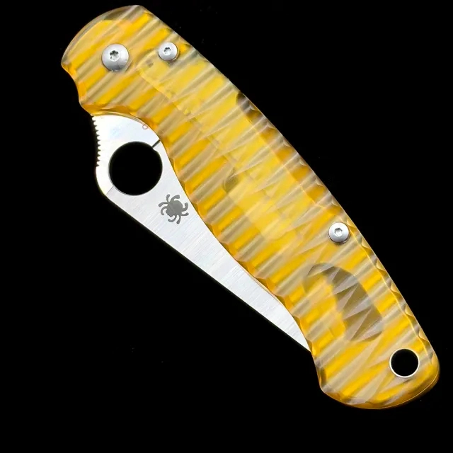 SPY C81PEI 100% Sweden14C28N Paramilitary 2 Folding Knife