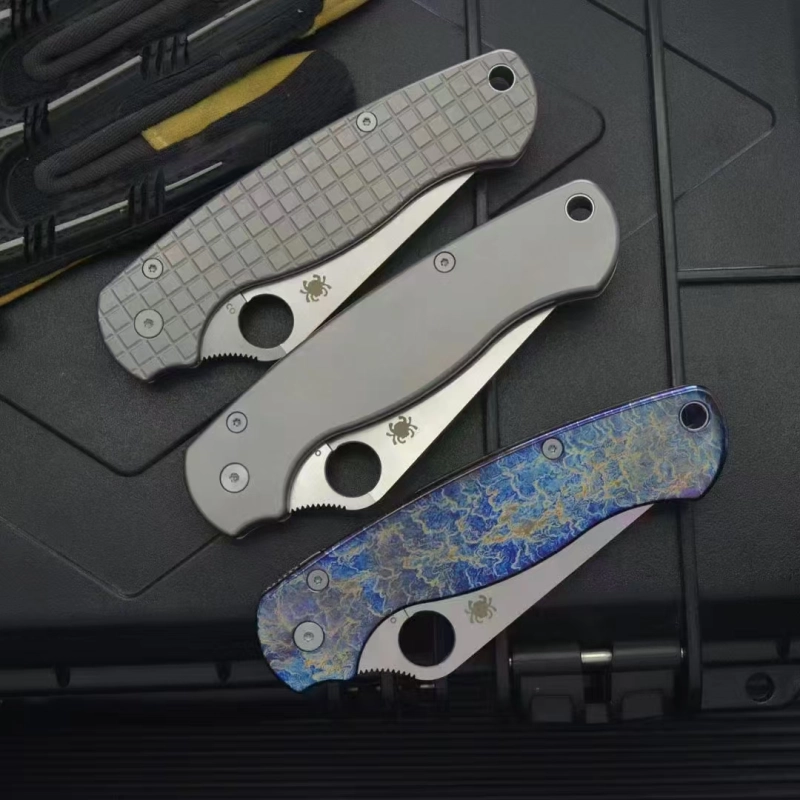 Spy C81 TC4 PM 2 bearing Folding Knife