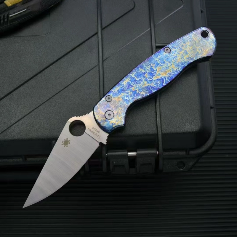 Spy C81 TC4 PM 2 bearing Folding Knife