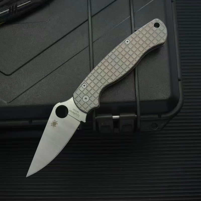 Spy C81 TC4 PM 2 bearing Folding Knife