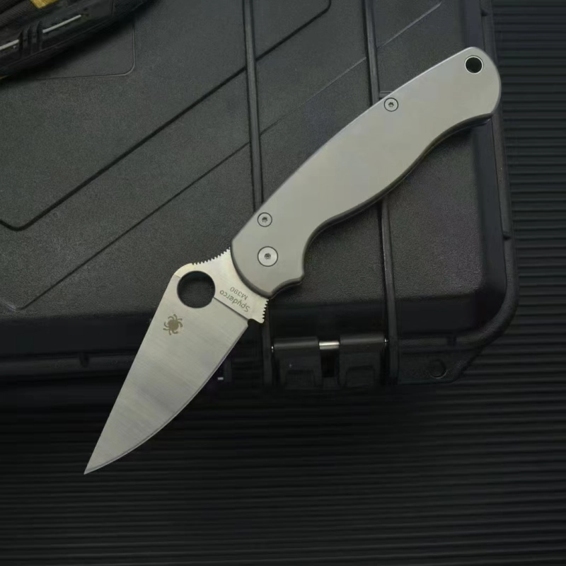 Spy C81 TC4 PM 2 bearing Folding Knife