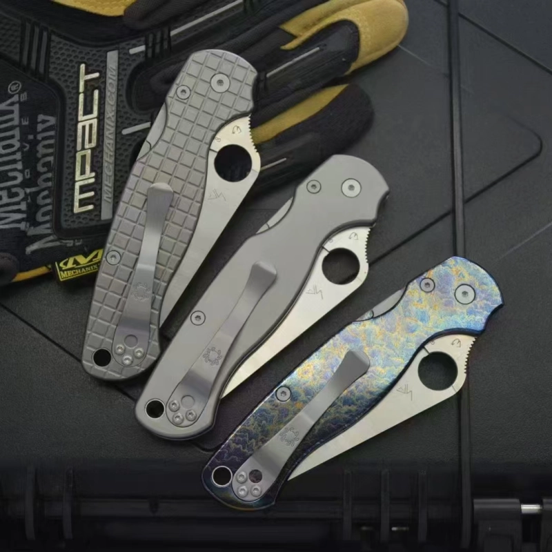 Spy C81 TC4 PM 2 bearing Folding Knife