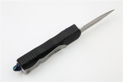 Microtech Mini Dirac Knives AUTO OTF Knife 2.16" D2 Double Edge Dagger Blade, Aviation Aluminum Handles