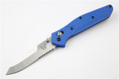 Benchmade 940 4styles Osborne Folding Knife 3.22" S90V Satin Plain Blade, Grivory Handles