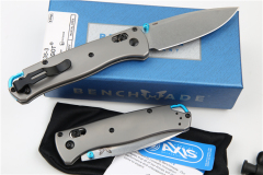 Benchmade 535 TC4 Handles knifes Bugout AXIS Folding Knife 3.07" S90V Satin Plain Blade