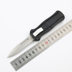Benchmade Mini-Infidel 3350 6styles Dagger AUTO OTF Knife 3.07" S30V Double Edge Blade, Aluminum Handles - 3350BK