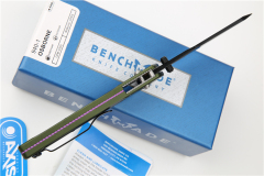 Benchmade 940 Knife Osborne Folding 3.22" S30V Satin Plain Blade, Aviation Aluminum Handles