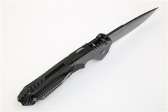 Benchmade 9600BK Knife Osborne AUTO Folding 3.38" S30V Satin Plain Blade, Aluminum Alloy Handles