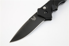 Benchmade 9600BK Knife Osborne AUTO Folding 3.38" S30V Satin Plain Blade, Aluminum Alloy Handles