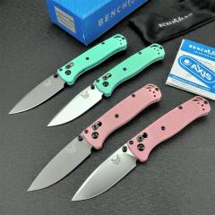 Benchmade 533 Mini Knifes Bugout AXIS Folding Knife 2.75" S30V Plain Blade, Grivory Handles - 533BK-2