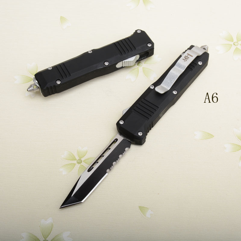 Benchmade C07 HK 7models AUTO OTF Knife 2.83" 440 Double Edge Blade, Zinc Aluminum Alloy Handles