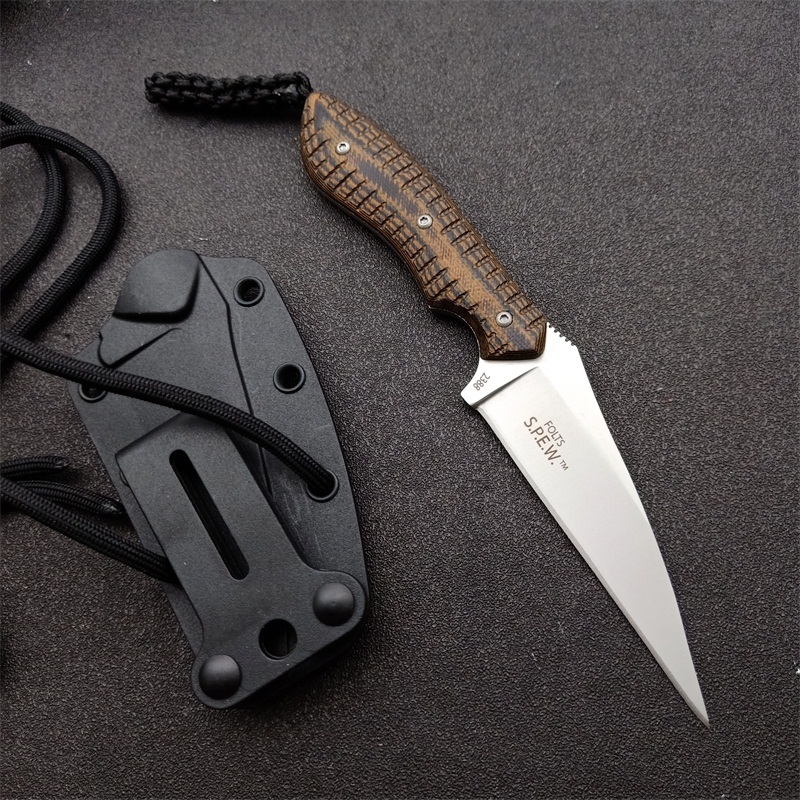 CRKT 2388 Folts S.P.E.W. Small Pocket Everyday Fixed 2.99" Blade, G10 Handles