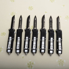 Benchmade C07 HK 7models AUTO OTF Knife 2.83" 440 Double Edge Blade, Zinc Aluminum Alloy Handles