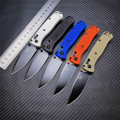 Benchmade 533 Mini 5styles Knifes Bugout AXIS Folding Knife 2.75" S30V Plain Blade, Grivory Handles - 533BK-2