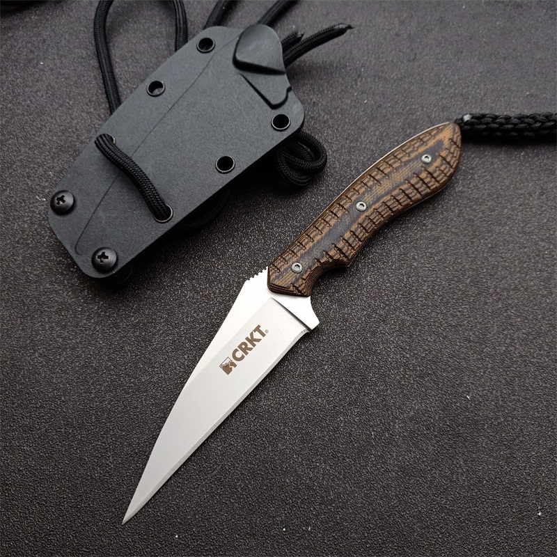 CRKT 2388 Folts S.P.E.W. Small Pocket Everyday Fixed 2.99" Blade, G10 Handles