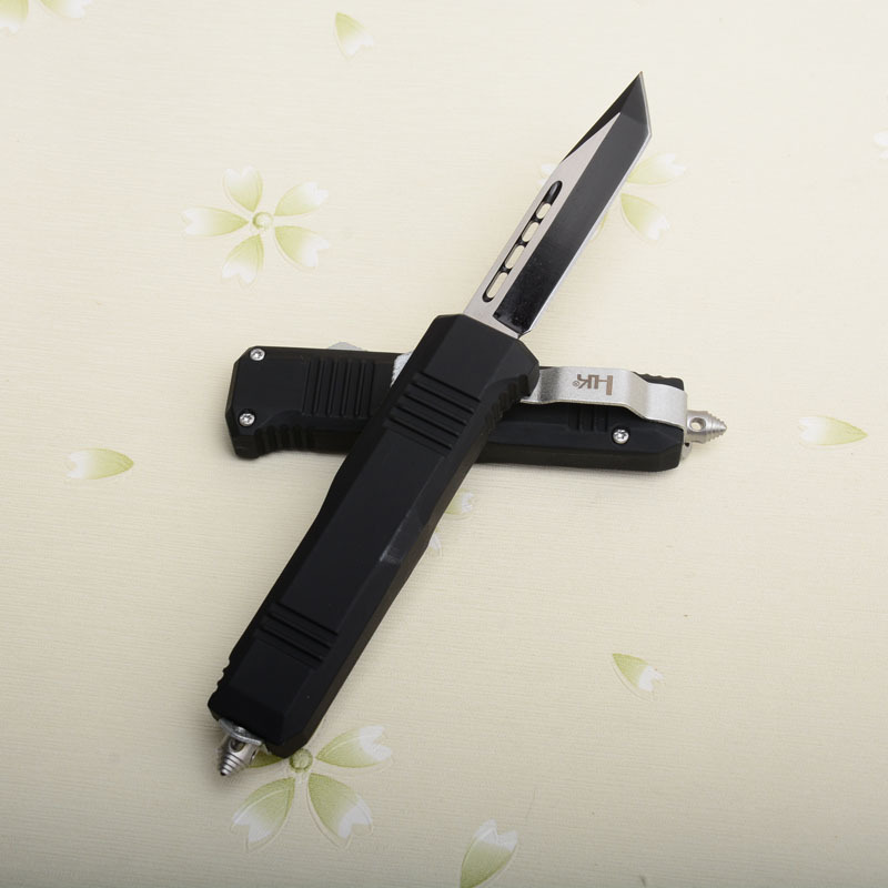 Benchmade C07 HK 7models AUTO OTF Knife 2.83" 440 Double Edge Blade, Zinc Aluminum Alloy Handles
