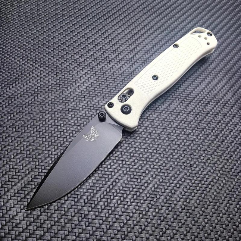 Benchmade 533 Mini 5styles Knifes Bugout AXIS Folding Knife 2.75" S30V Plain Blade, Grivory Handles - 533BK-2