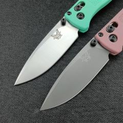 Benchmade 533 Mini Knifes Bugout AXIS Folding Knife 2.75" S30V Plain Blade, Grivory Handles - 533BK-2