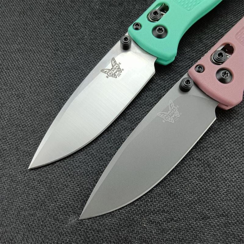 Benchmade 533 Mini Knifes Bugout AXIS Folding Knife 2.75" S30V Plain Blade, Grivory Handles - 533BK-2