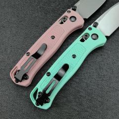 Benchmade 533 Mini Knifes Bugout AXIS Folding Knife 2.75" S30V Plain Blade, Grivory Handles - 533BK-2