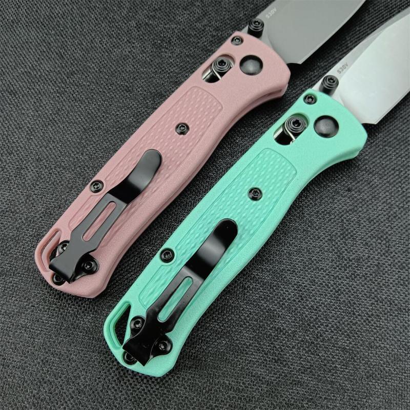 Benchmade 533 Mini Knifes Bugout AXIS Folding Knife 2.75" S30V Plain Blade, Grivory Handles - 533BK-2