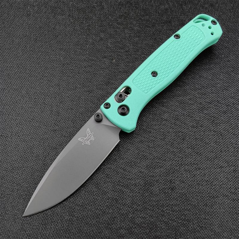 Benchmade 533 Mini Knifes Bugout AXIS Folding Knife 2.75" S30V Plain Blade, Grivory Handles - 533BK-2