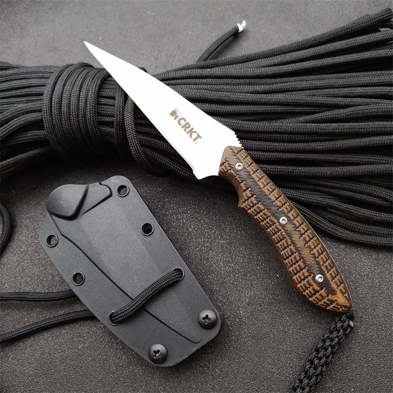 CRKT 2388 Folts S.P.E.W. Small Pocket Everyday Fixed 2.99" Blade, G10 Handles