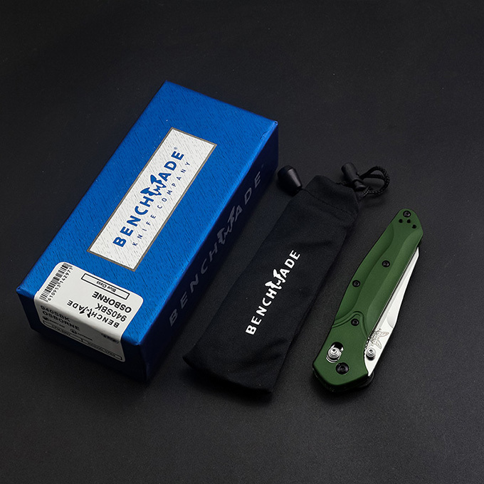 Benchmade 940 4styles knifes Osborne Folding Knife 3.22" S30V Satin Plain/Serrated Blade, Aviation Aluminum Handles