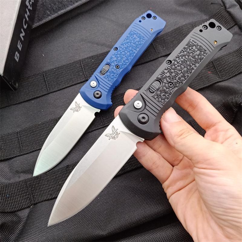 Benchmade 4400 AUTO Knife 3.38" S30V Drop Point Folding Blade, Textured Grivory Handles - 4400BK