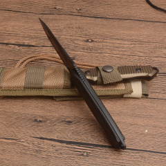 Benchmade 140BK Knife Fixed Blade 3.85" 154CM Drop Point Blade, Aluminum Alloy Handles