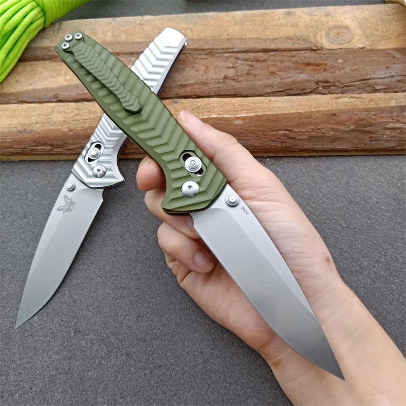 Benchmade 781 Axis Knife 3.54" 20CV Drop Point Folding Blade, Aluminum Alloy Handles