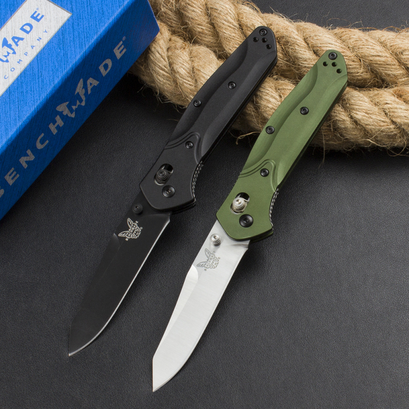 Benchmade 940 2colors Osborne Knife 3.22" S30V Satin Plain Folding Blade, Aviation Aluminum Handles