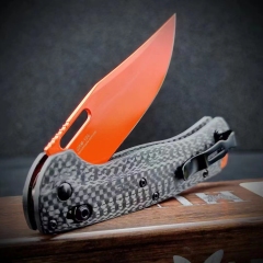 Benchmade 15535 Hunt Taggedout AXIS Folding Knife 3.46" CPM-154 Clip Point Blade, Carbon Fiber Handles