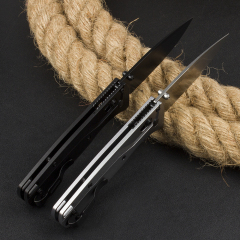 Benchmade 535BK-4 Knifes Bugout AXIS Folding Knife 3.14" D2 Black Plain Blade, Machined Aluminum Handles