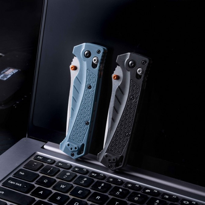Benchmade 18060 2colors Knife Water Adira 3.50" CPM-MagnaCut Stonewashed Drop Point Folding  Blade, Grivory Handles