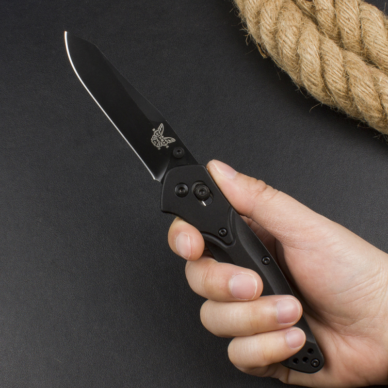 Benchmade 940 2colors Osborne Knife 3.22" S30V Satin Plain Folding Blade, Aviation Aluminum Handles